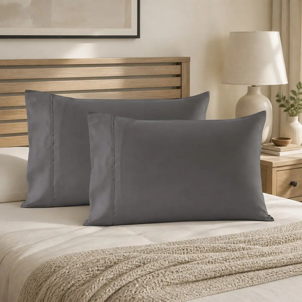 4-Piece Double Bed Sheet Set 1200TC Satin Weave