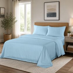 Premium Queen Sheet Set 1200TC Satin-Weave 4 Piece Bedding