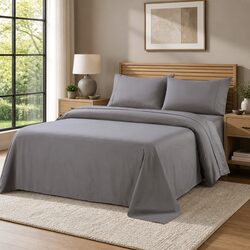 1200TC Satin Weave King Size Sheet Set – 4 Piece Bedding