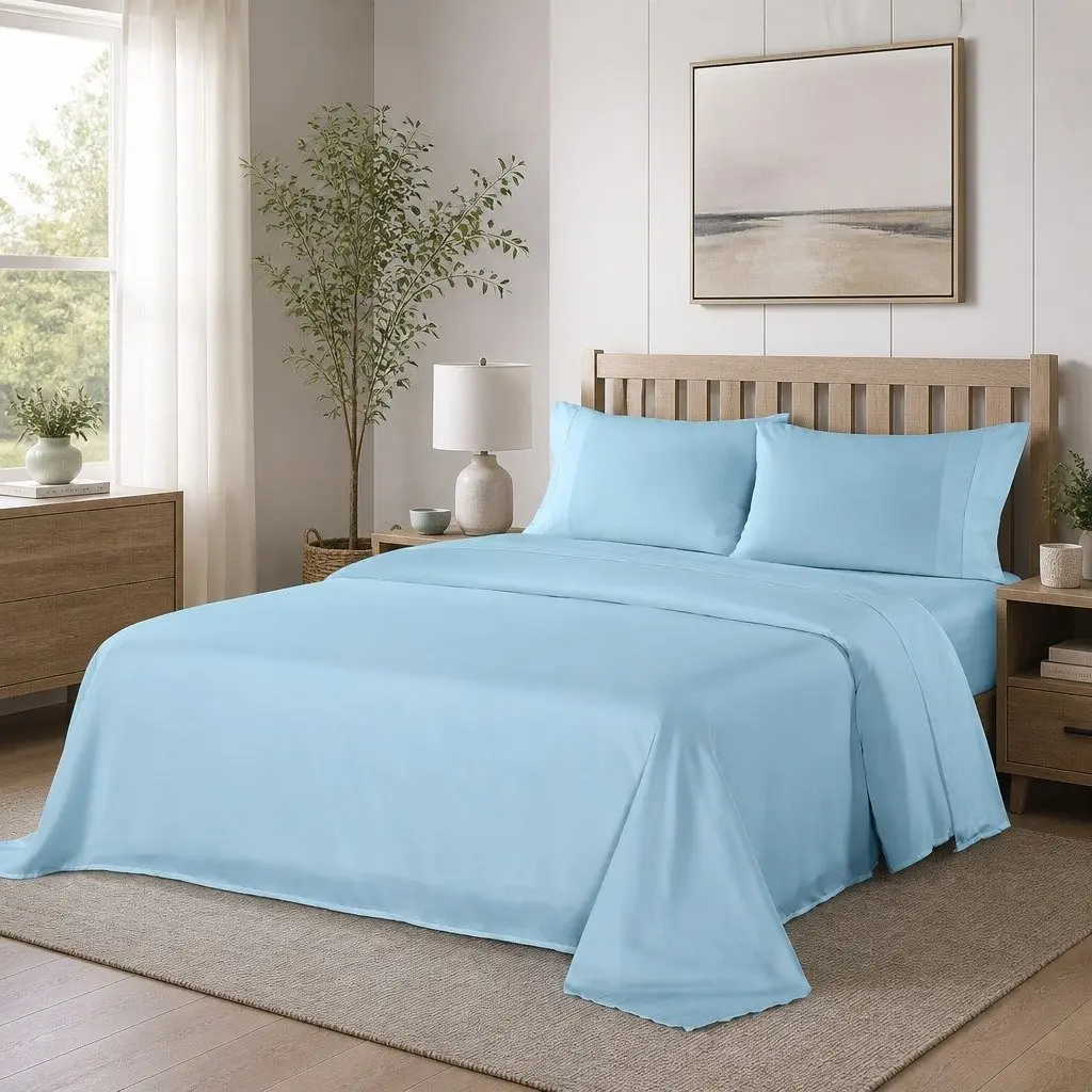 King Sheet Set 1200TC Satin Weave 4 Piece