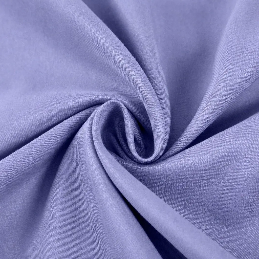 Queen Bamboo Cooling Sheet Set 2000TC Soft Bedding Mid Blue Moisture Wicking