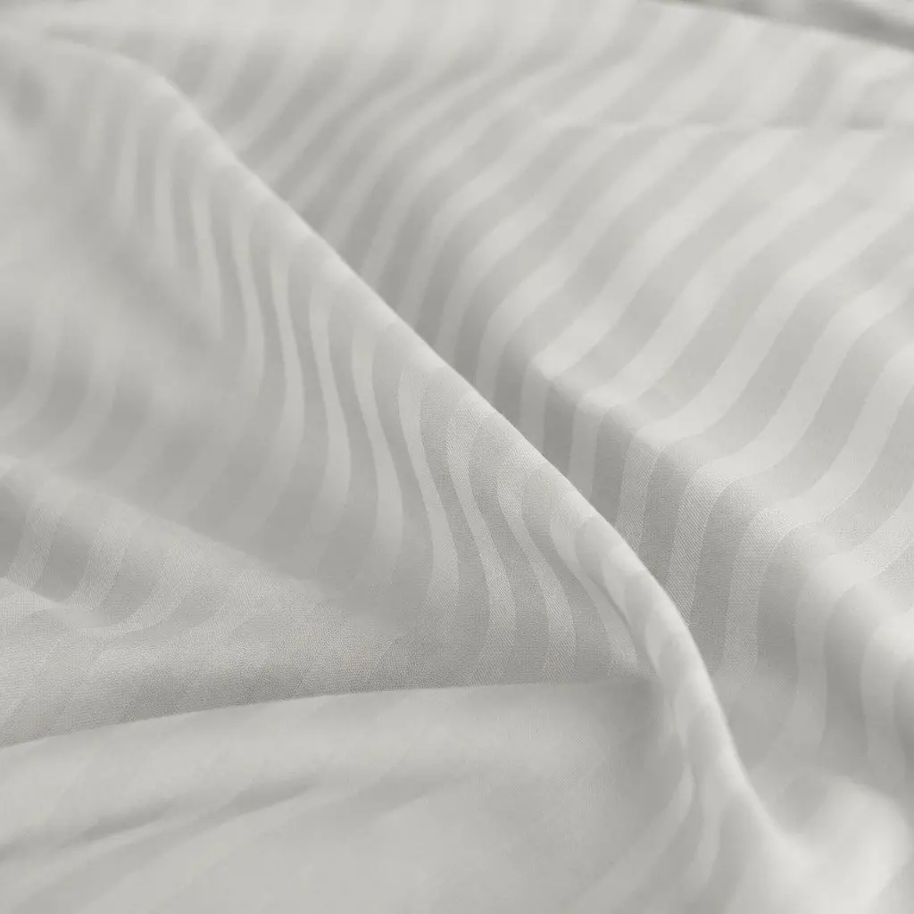 Queen Damask Stripe Sheet Set with 1200 Thread Count