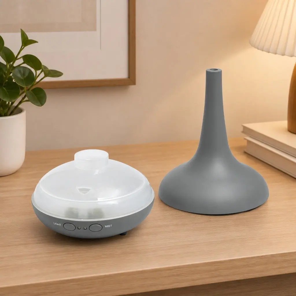 Ultrasonic Aroma Diffuser & Humidifier in Cool Grey