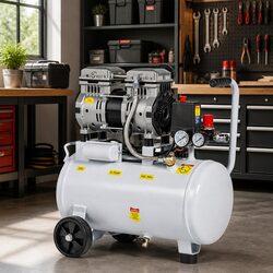 Durable Oil-Free 24L Air Compressor for Easy Tyre Inflation