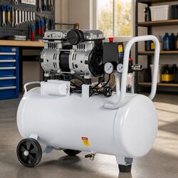 Portable 30L Oil-Free Air Compressor with Quiet Operation
