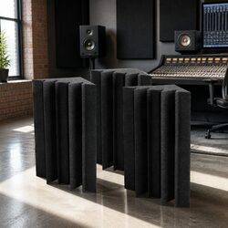 High-Quality Corner Bass Trap Acoustic Foam – 40pcs