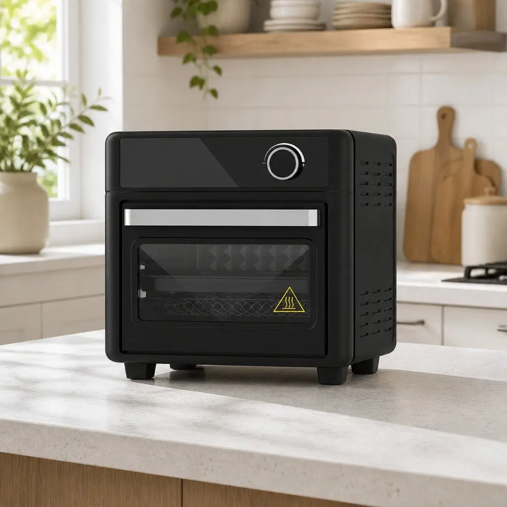 Air Fryer Oven 15L LCD Touch Control Electric Black