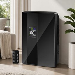Premium Dehumidifier Air Purifier 2200ml Tank Black