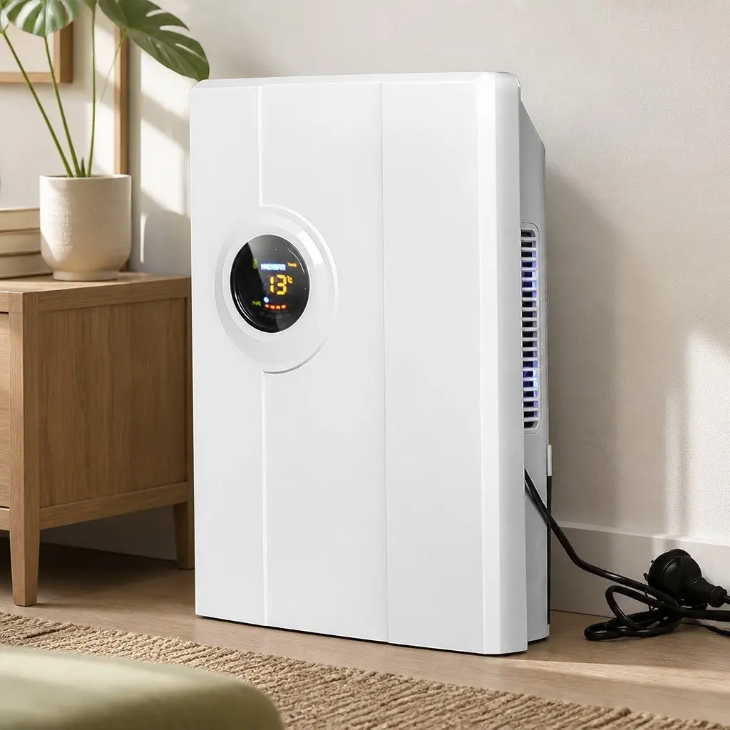 Portable Dehumidifier Air Purifier ABS Plastic 2L White