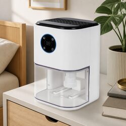 Compact 2L Portable Dehumidifier for Home and Office