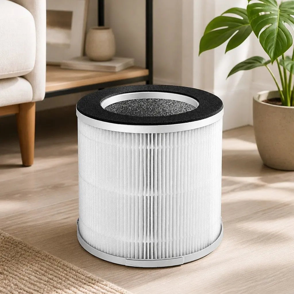 Replacement Filter 3-Layer HEPA Photocatalyst Air Purifier System 17cm Diameter 15cm Height