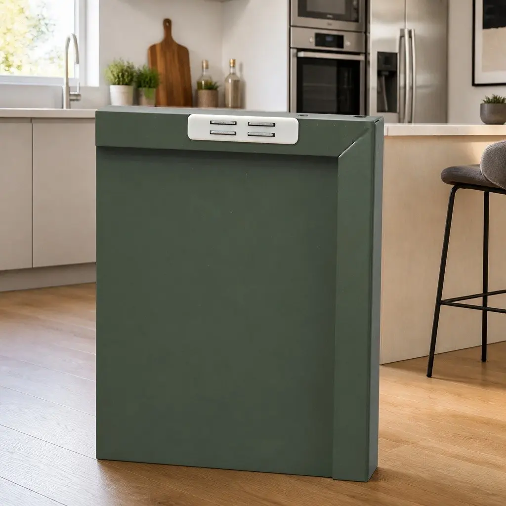 Metal Storage Buffet Sideboard with Adjustable Shelf