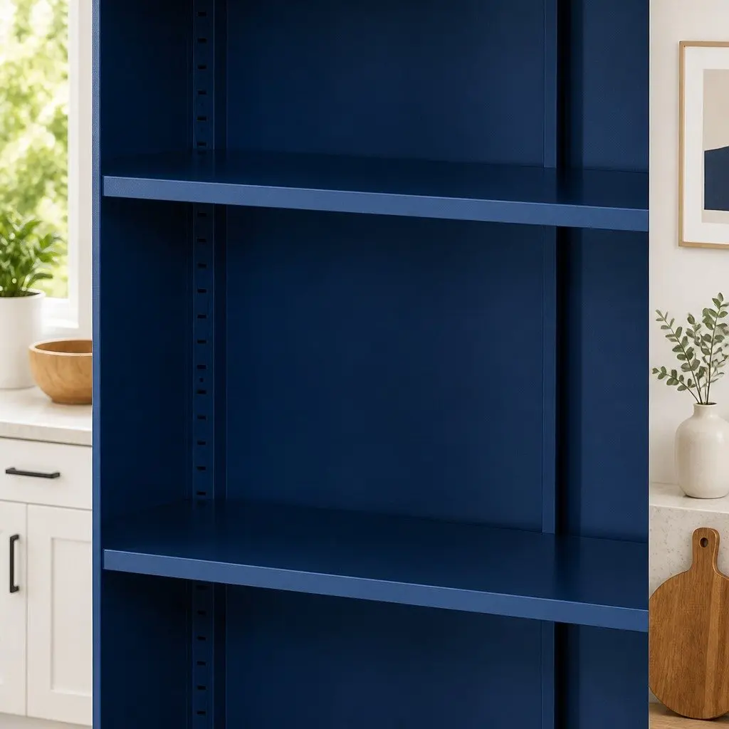Blue Metal Sideboard Cabinet for Storage