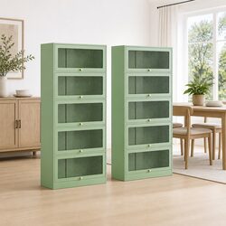 Durable Buffet Sideboard Cabinet with Mesh Doors