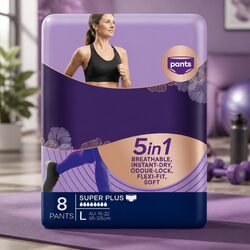 Adult Absorbent Pants Large 16-22 95-125cm Discreet Incontinence Protection 8