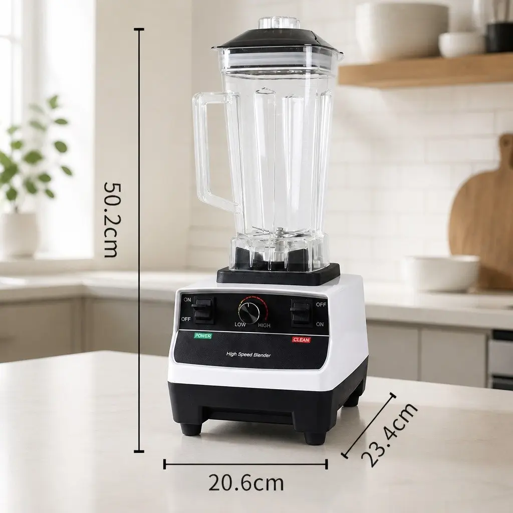 Commercial Blender 2L Smoothie Mixer 1800W