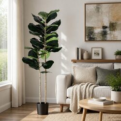 Sturdy 150cm Artificial Fiddle Tree for Home Decor
