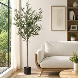 155cm Lifelike Artificial Olive Tree for Indoor Decor