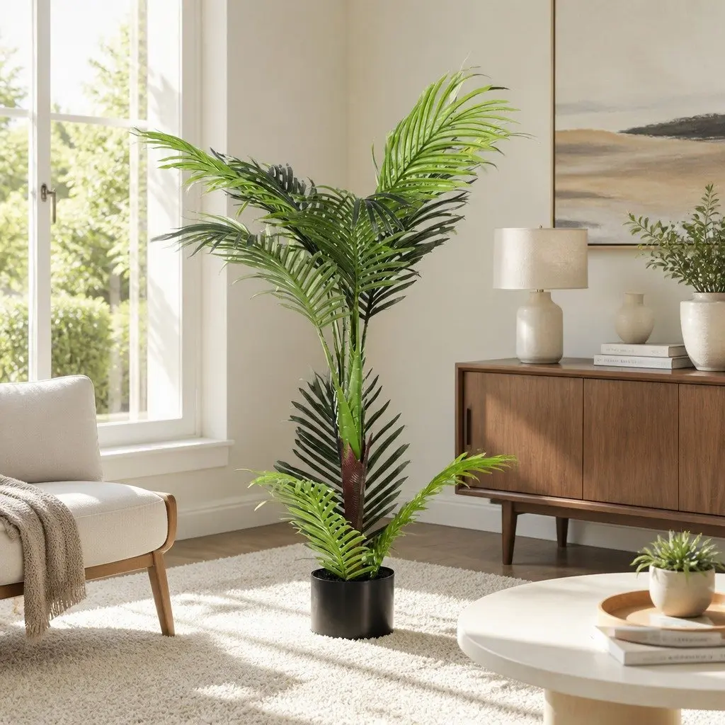 100cm Artificial Palm Tree with Weighted Pot Base