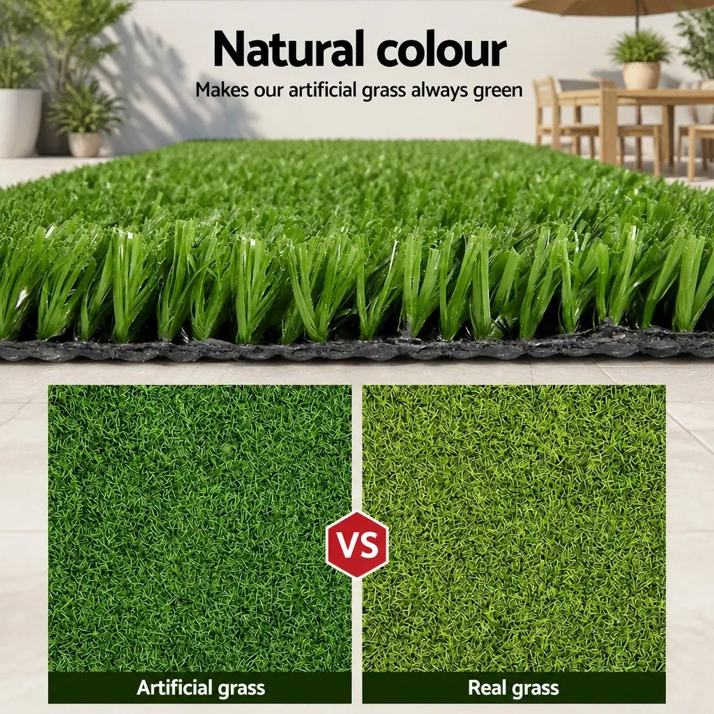 Olive Green Artificial Grass Synthetic Turf 2M x 5M