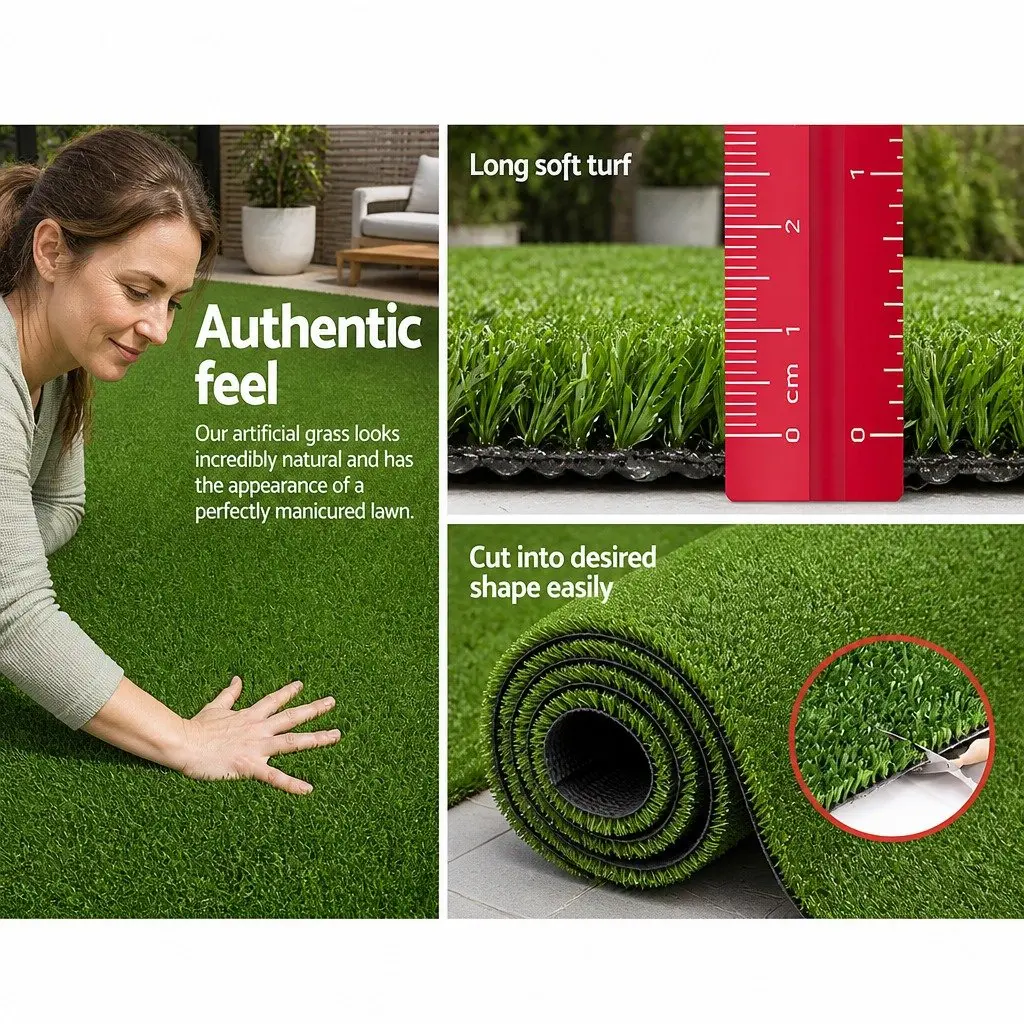 Olive Green Artificial Grass Synthetic Turf 2M x 5M