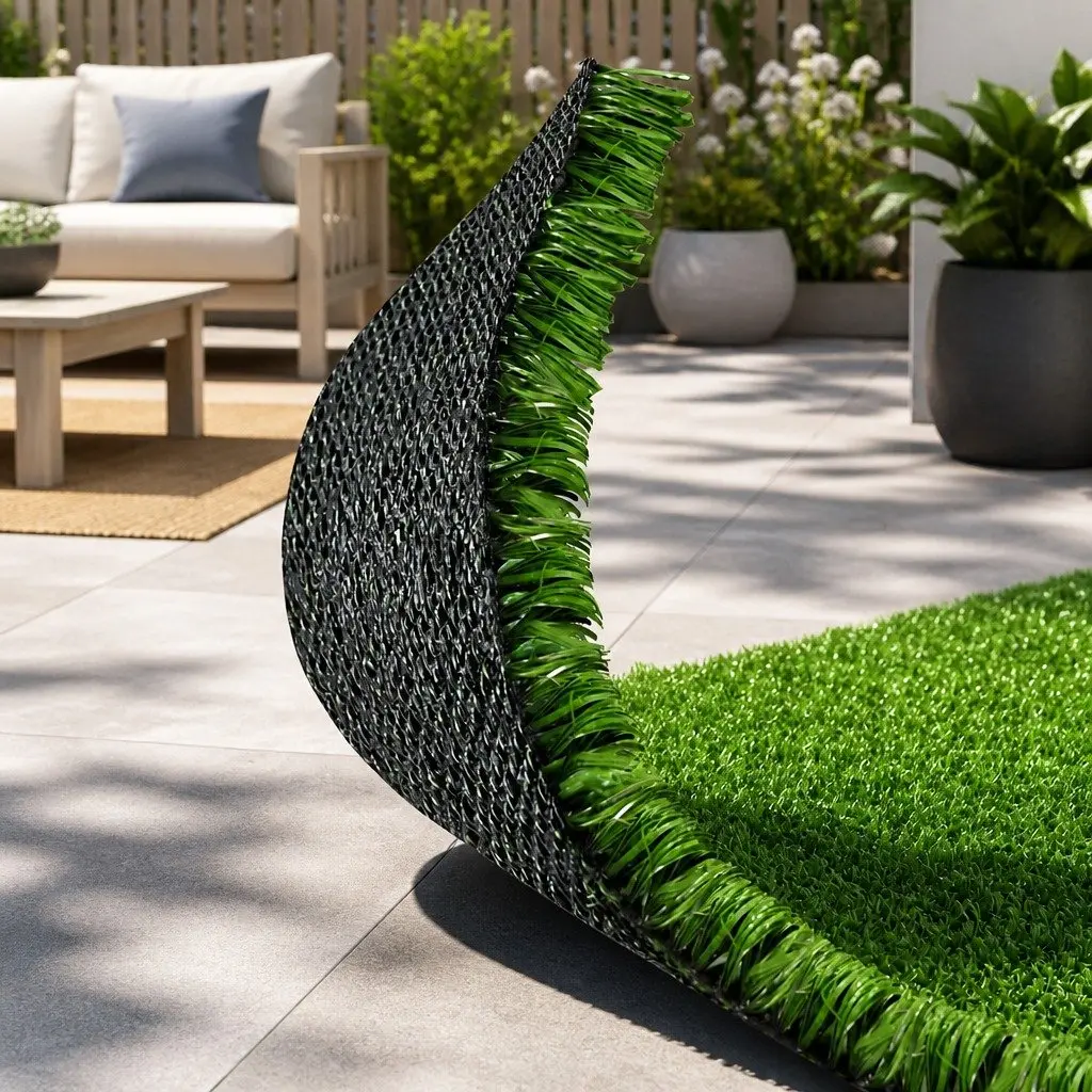 Artificial Grass Synthetic Turf 1x20m Olive Green 17mm Pile