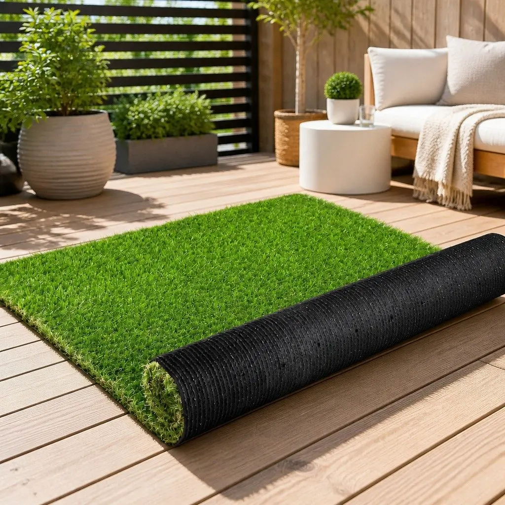 Artificial Grass Turf Roll Polyethylene 30mm Thick 1m x 10m Green