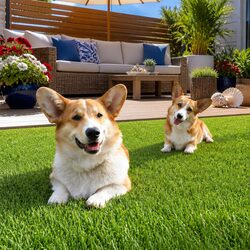30mm Thick Artificial Lawn Turf 2m x 5m Durable Grass