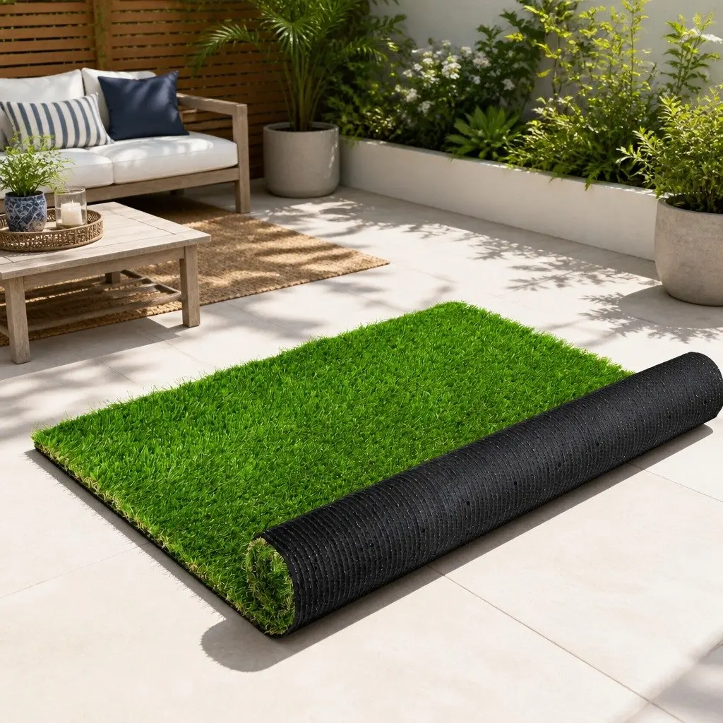 Artificial Grass Synthetic Turf 40mm Pile 1m x 10m Roll Green