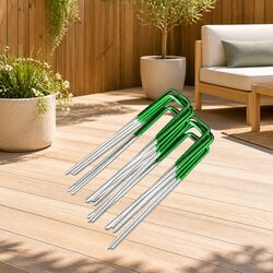 Synthetic Grass Pins 50pcs U-Shape Pegs Artificial Turf Lawn Garden Weed Mat