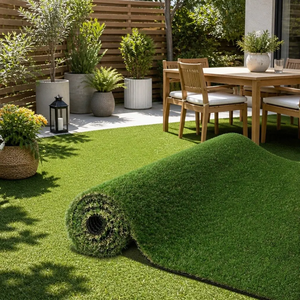 Artificial Grass Synthetic Turf 30mm Thick 2m x 5m Green Four-Tone Lawn Garden Outdoor Fake