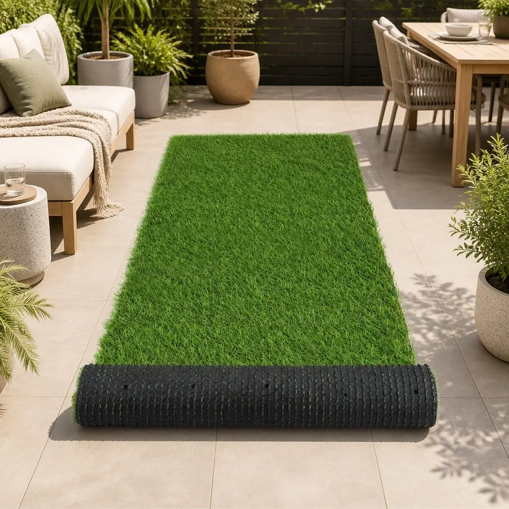 Artificial Grass Synthetic Lawn Turf 30mm Thick Green Multi-Tone 2m x 5m