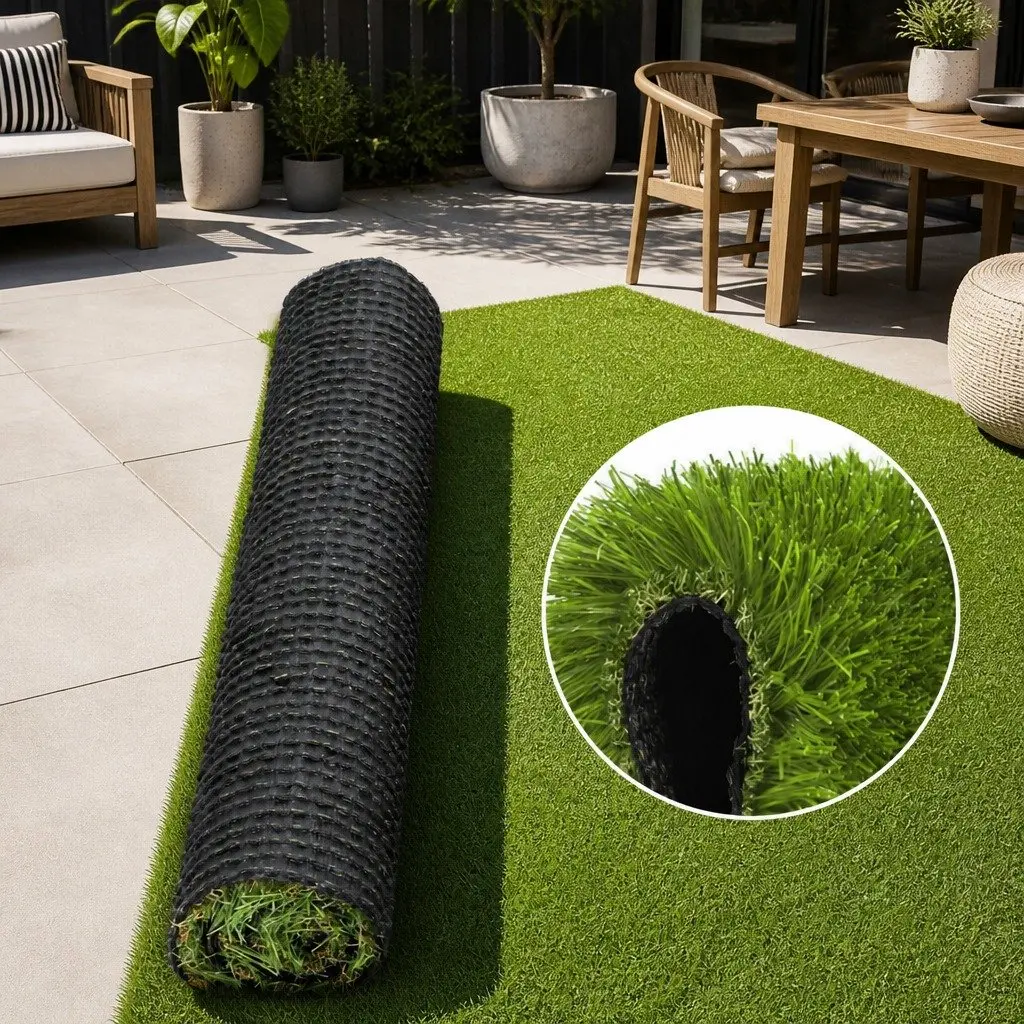 Artificial Grass Synthetic Lawn Turf 30mm Thick Green Multi-Tone 2m x 5m