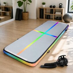 Air Track Gymnastics Mat 3M Inflatable Tumbling Exercise Mats with Electric Pump