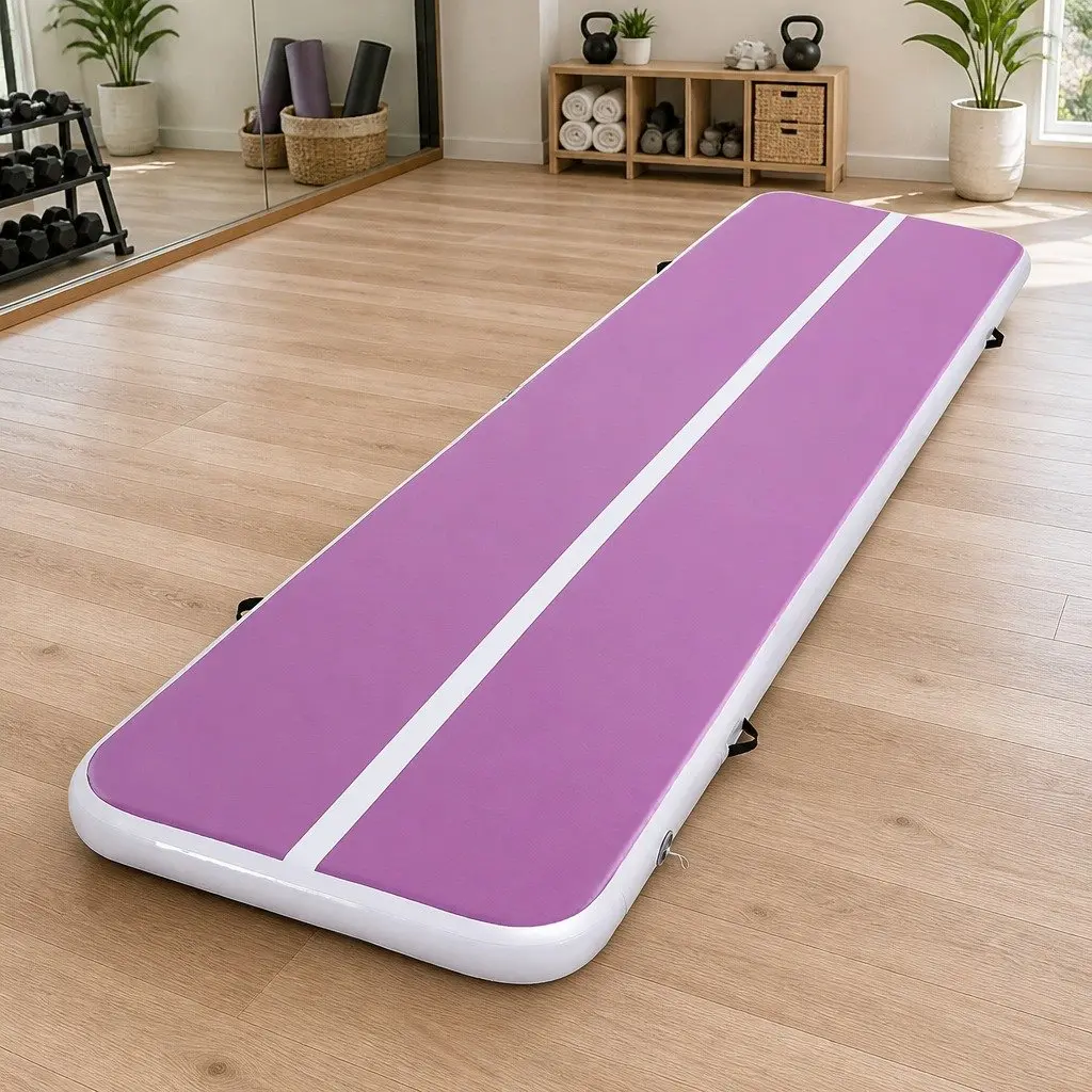 4M Inflatable Gymnastics Mat for Tumbling and Yoga