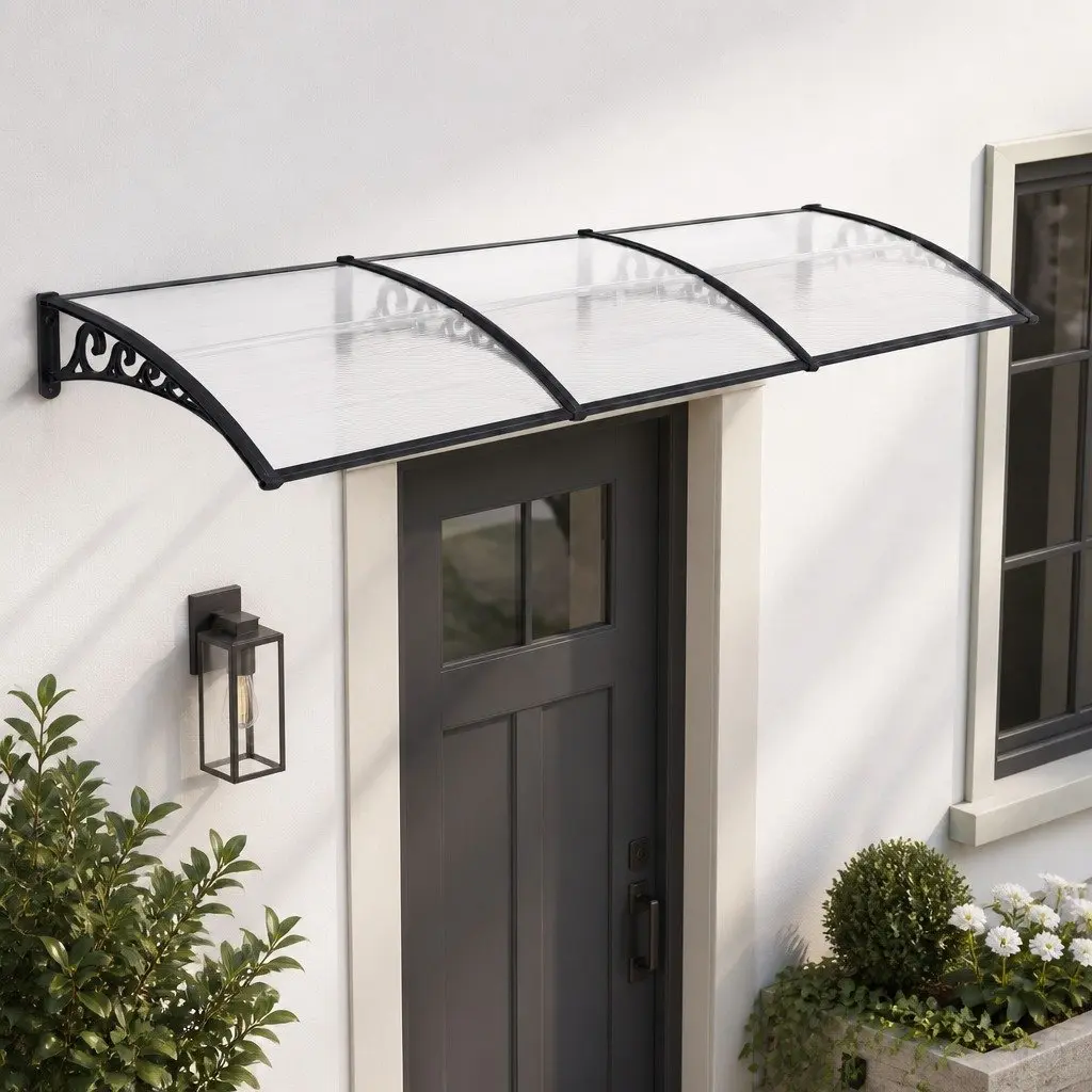 0.8m x 3m Window Door Awning with PC Panel