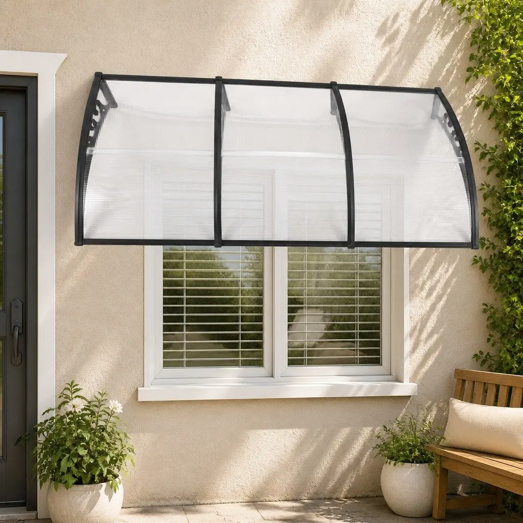 0.8m x 3m Window Door Awning with PC Panel