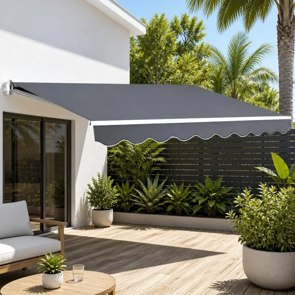 Folding Arm Awning for Outdoor Shade