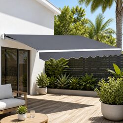 High-Quality Folding Arm Awning for Outdoor Shade