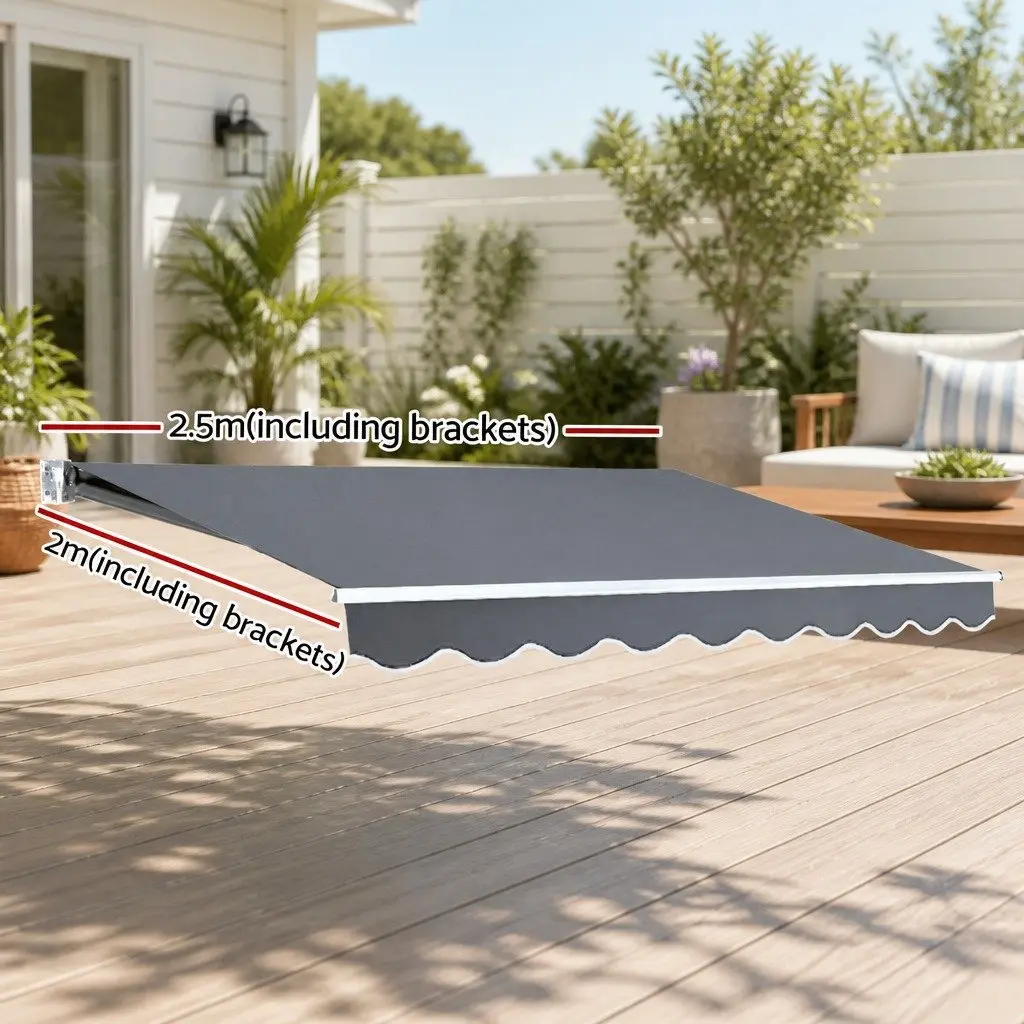 Folding Arm Awning for Outdoor Shade