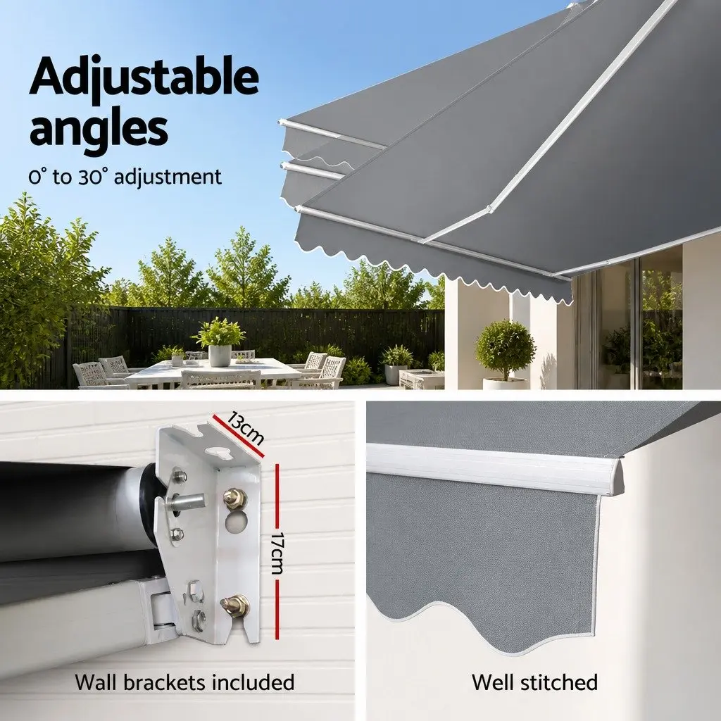 Retractable Folding Arm Awning 4M x 3M
