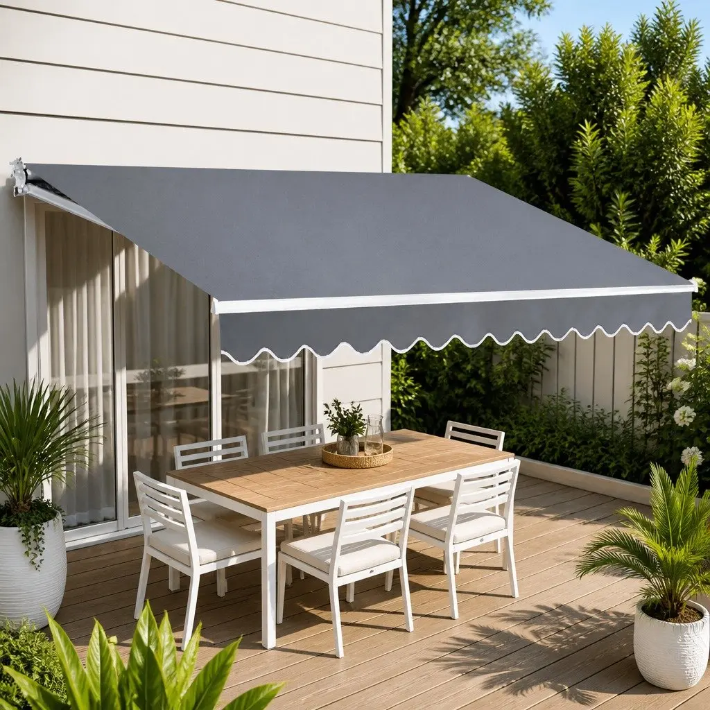 Retractable Folding Arm Awning 4M x 3M