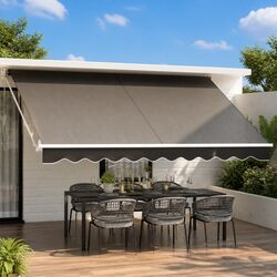 Premium Folding Arm Awning with Durable Aluminium Frame 4.5m x 3m