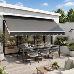 Premium Motorised Folding Arm Awning 4.5M x 2.5M