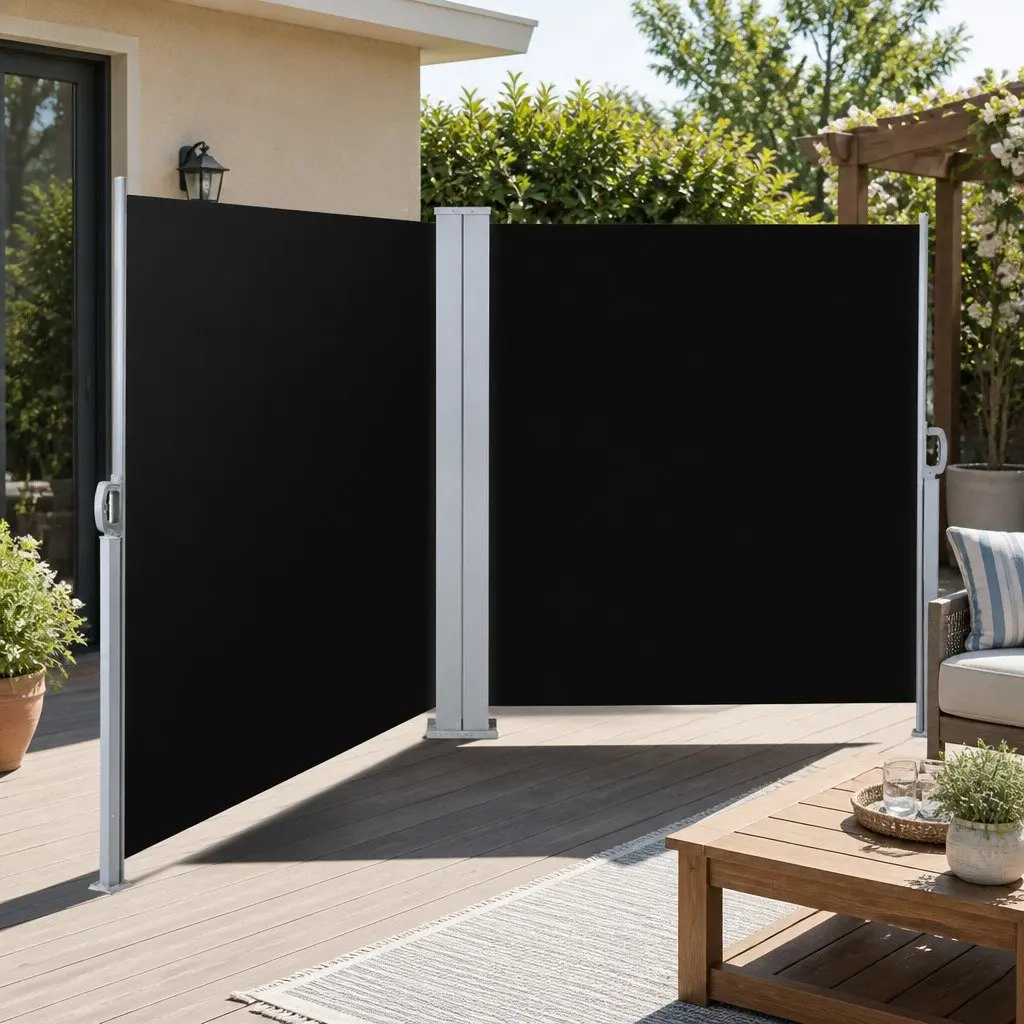 Retractable Side Awning for Outdoor Spaces