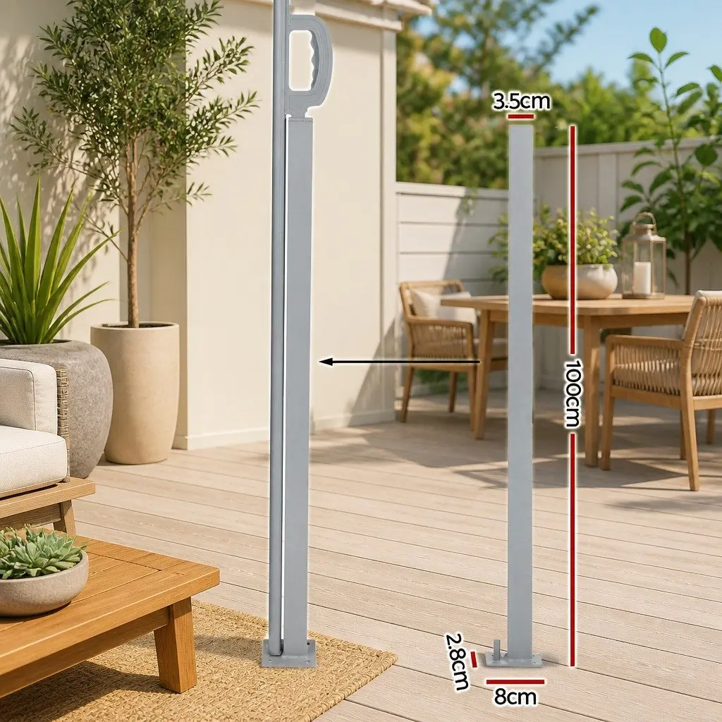 Retractable Side Awning for Outdoor Spaces