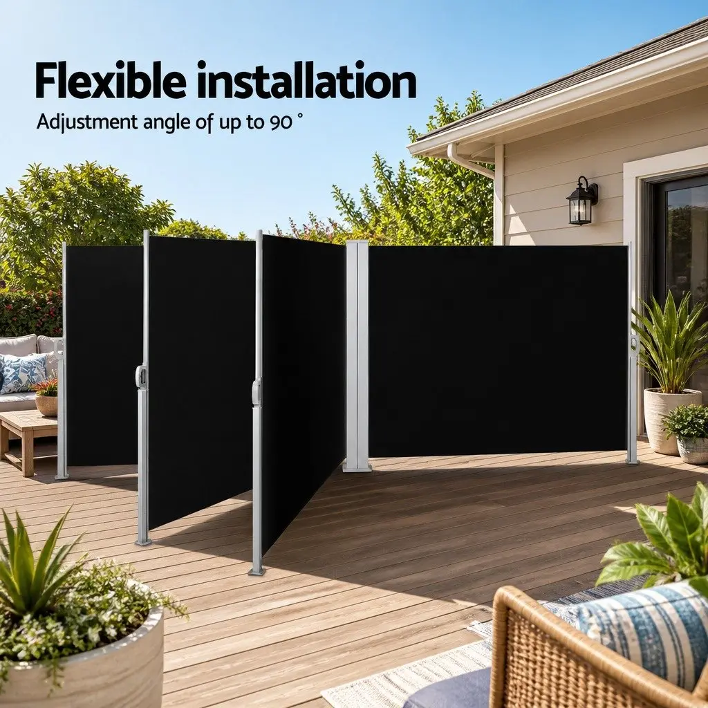 Retractable Side Awning for Outdoor Spaces