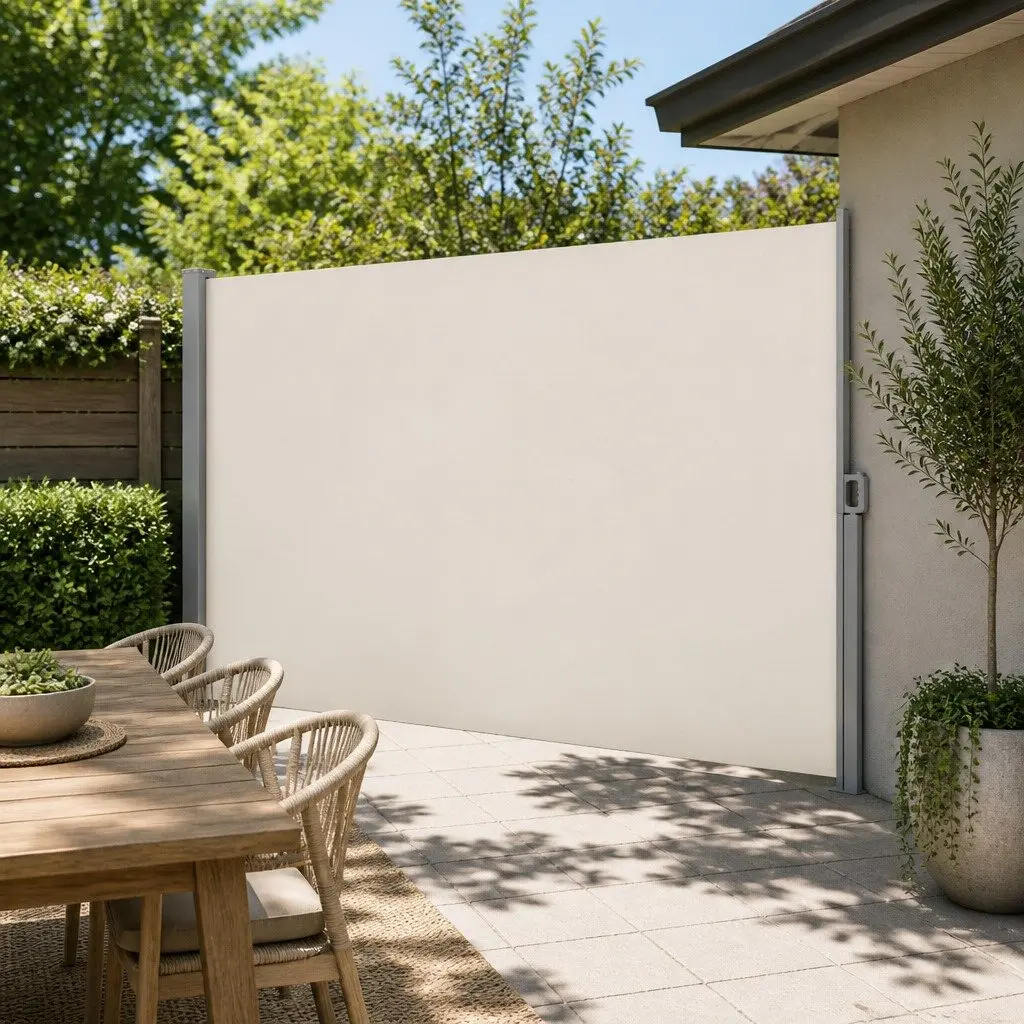 Retractable Side Awning 2m x 3m Cream