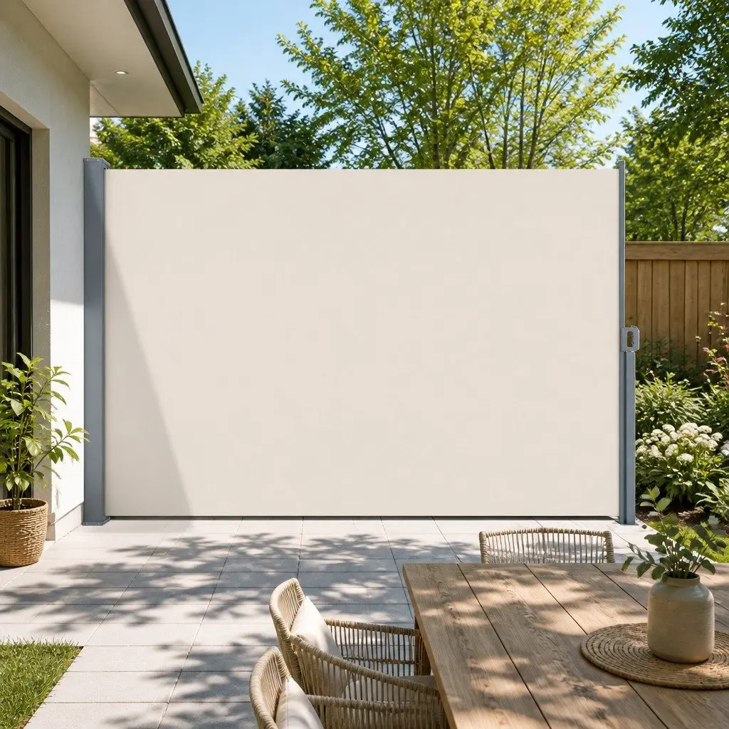 Retractable Side Awning 2m x 3m Cream