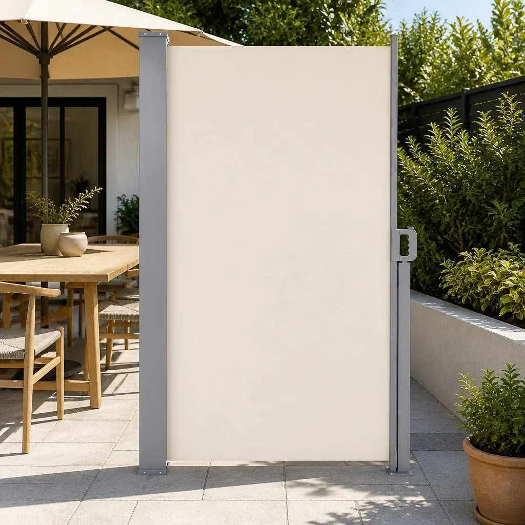 Retractable Side Awning 2m x 3m Cream